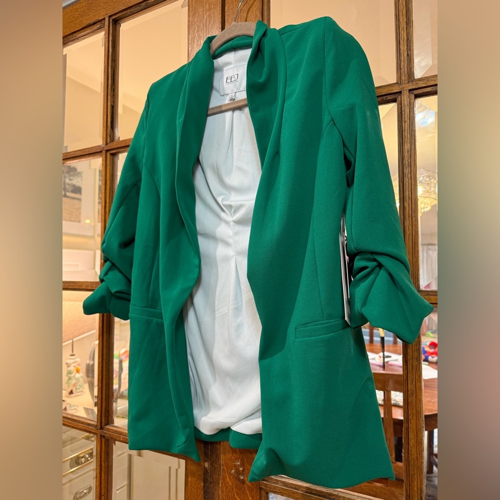 Green Women's Blazer